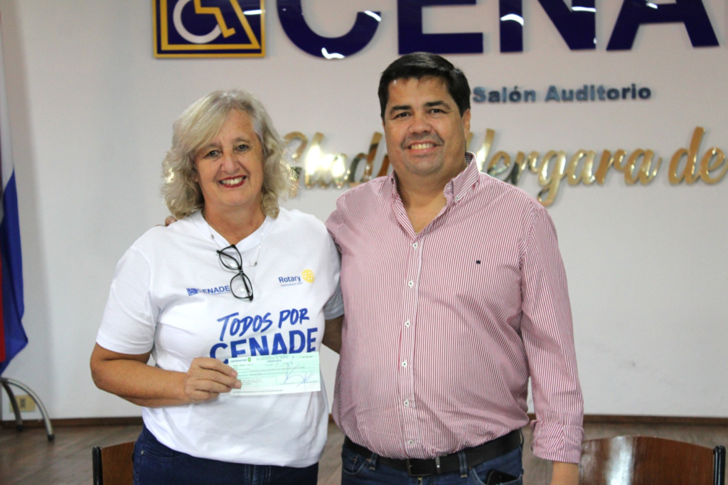 Yacyretá se sumó a la campaña solidaria a favor del CENADE con un importante aporte