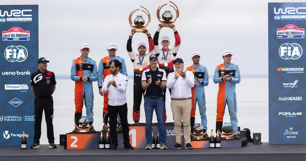 Sami Pajari es el ganador del Rally Mundial del Paraguay