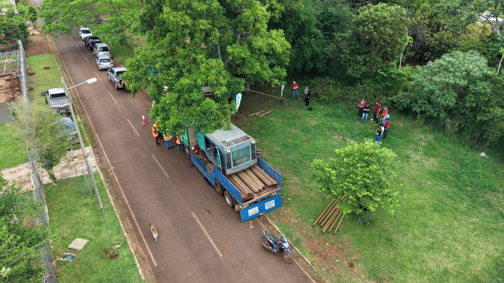 EBY INICIA PERFORACIÓN DE POZO PROFUNDO PARA LA COMUNIDAD DE JESÚS, ITAPÚA